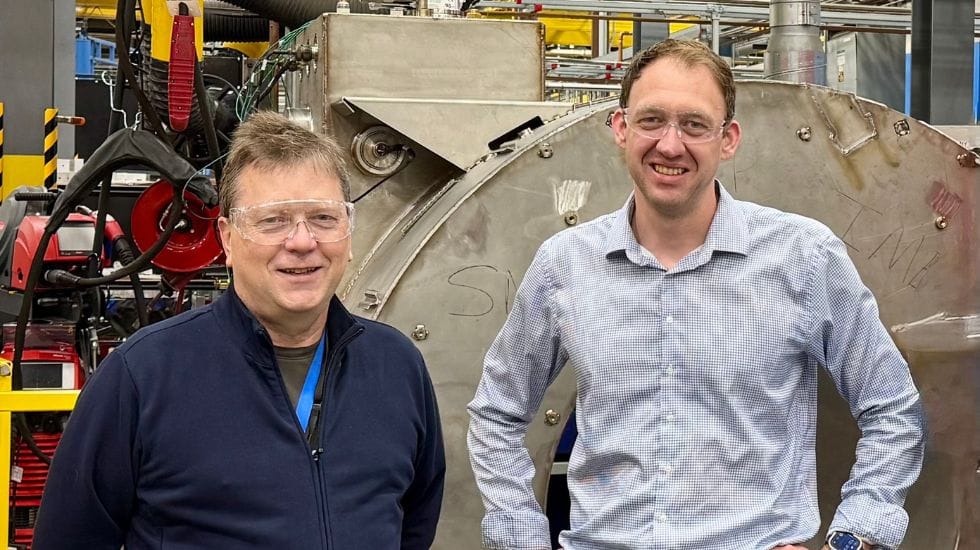 Paul Harvey and Matthew Voss in Latham Magnet Factory