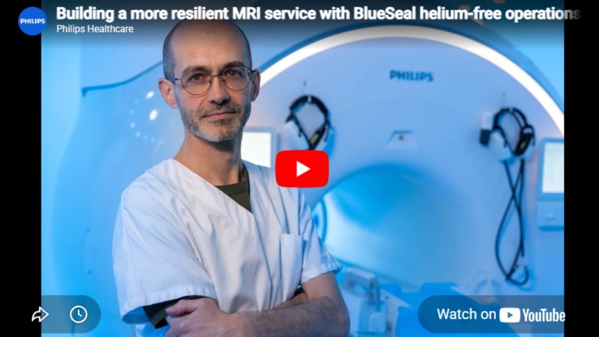 Building a more resilient MRI service with BlueSeal helium-free operations